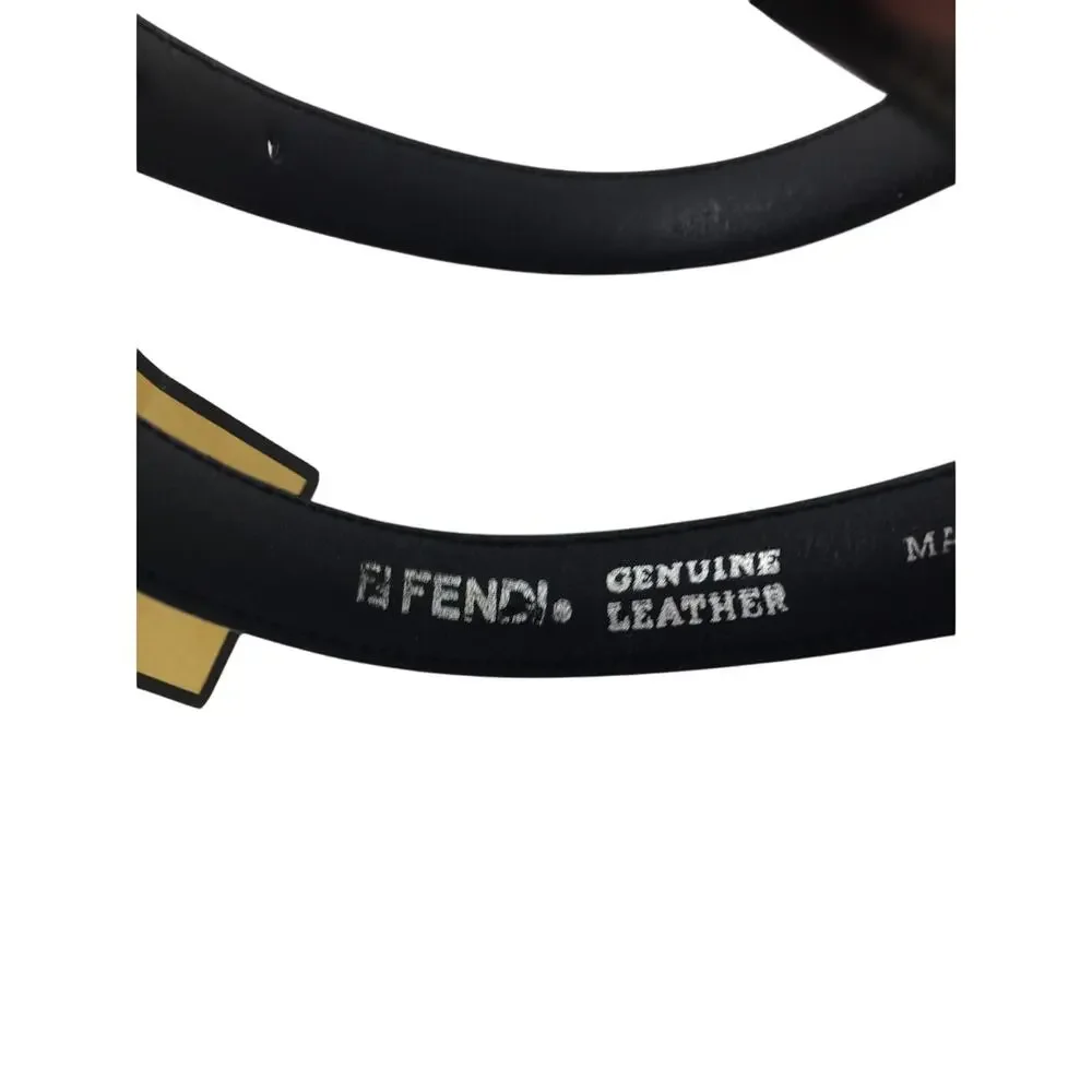 Fendi Vintage Penguin Stripe Belt in Box with Tag